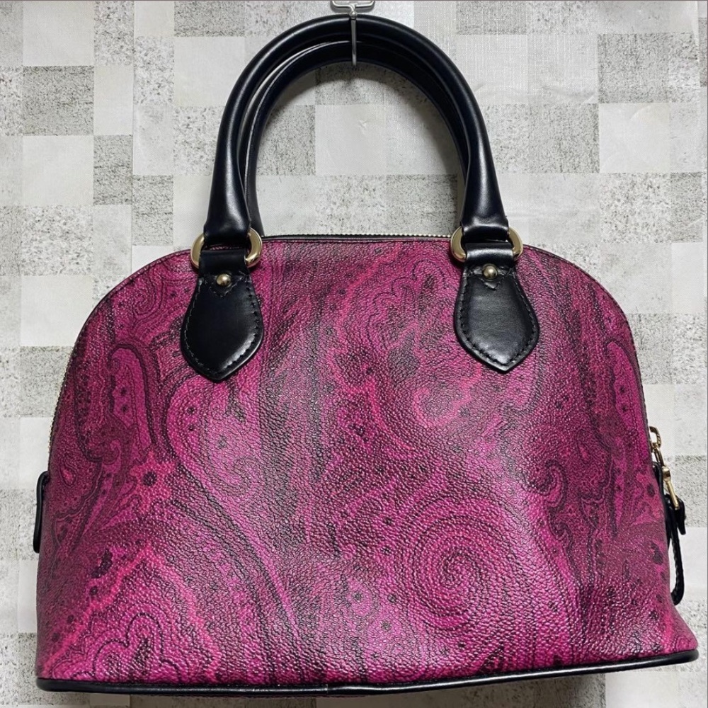 Etro Pink Paisley Handbag